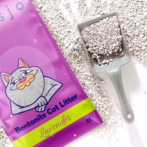 Litière pour Chat Animora - Bentonite Lavande - 10L
